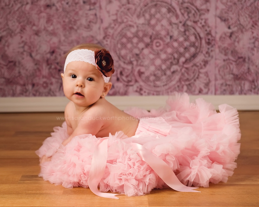 Baby in Pettiskirt Photography