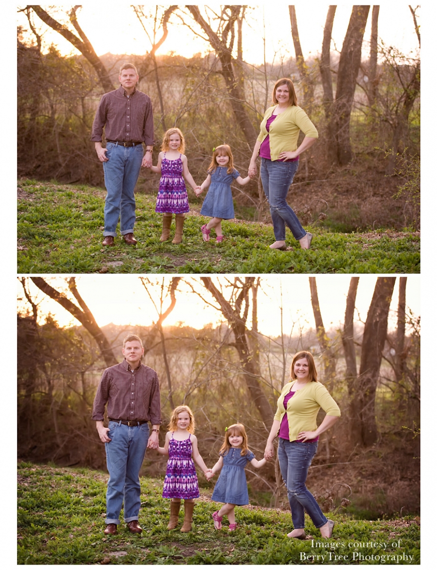 Retouching Mom for Family Portraits Rockwall Photographer