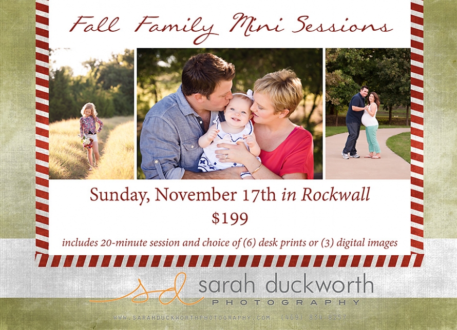 Fall Family Pictures Rockwall TX