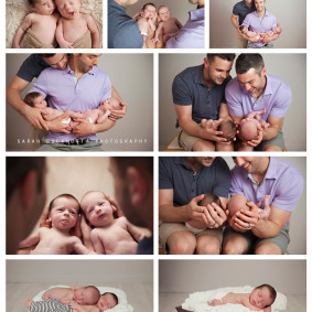 Gay Dads of Twins Portraits