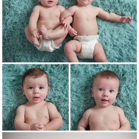 Twins with Dads Baby Photography